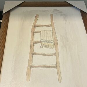 Framed Ladder Art Print